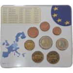 Moedas - Alemanha Série Anual B.N.C. 2002 - verso