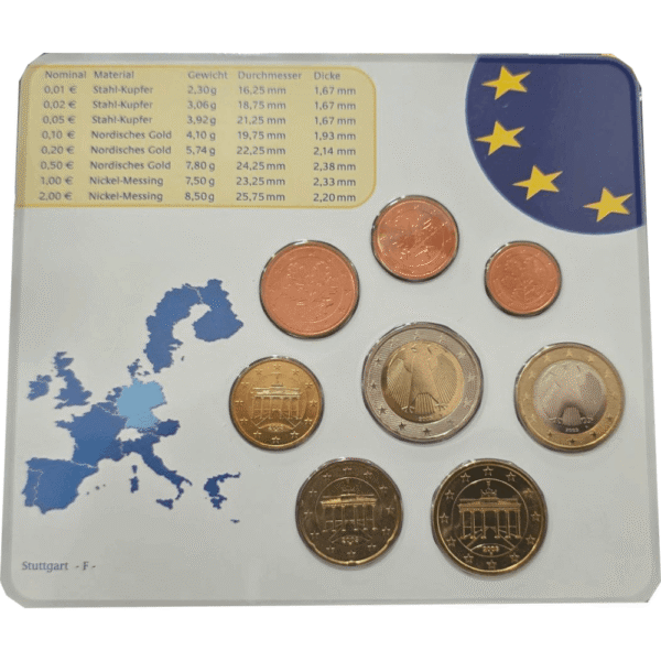 Moedas - Alemanha Série Anual B.N.C. 2003 - verso