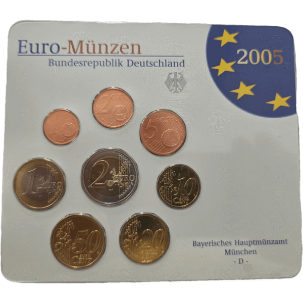 Moedas - Alemanha Série Anual B.N.C. 2005 - verso