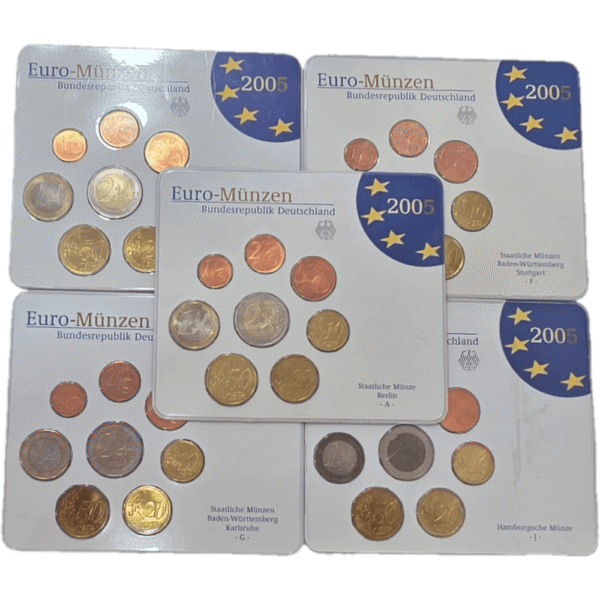 Moedas - Alemanha Série Anual B.N.C. 2005