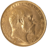 Moeda de Ouro 1 Libra 1907