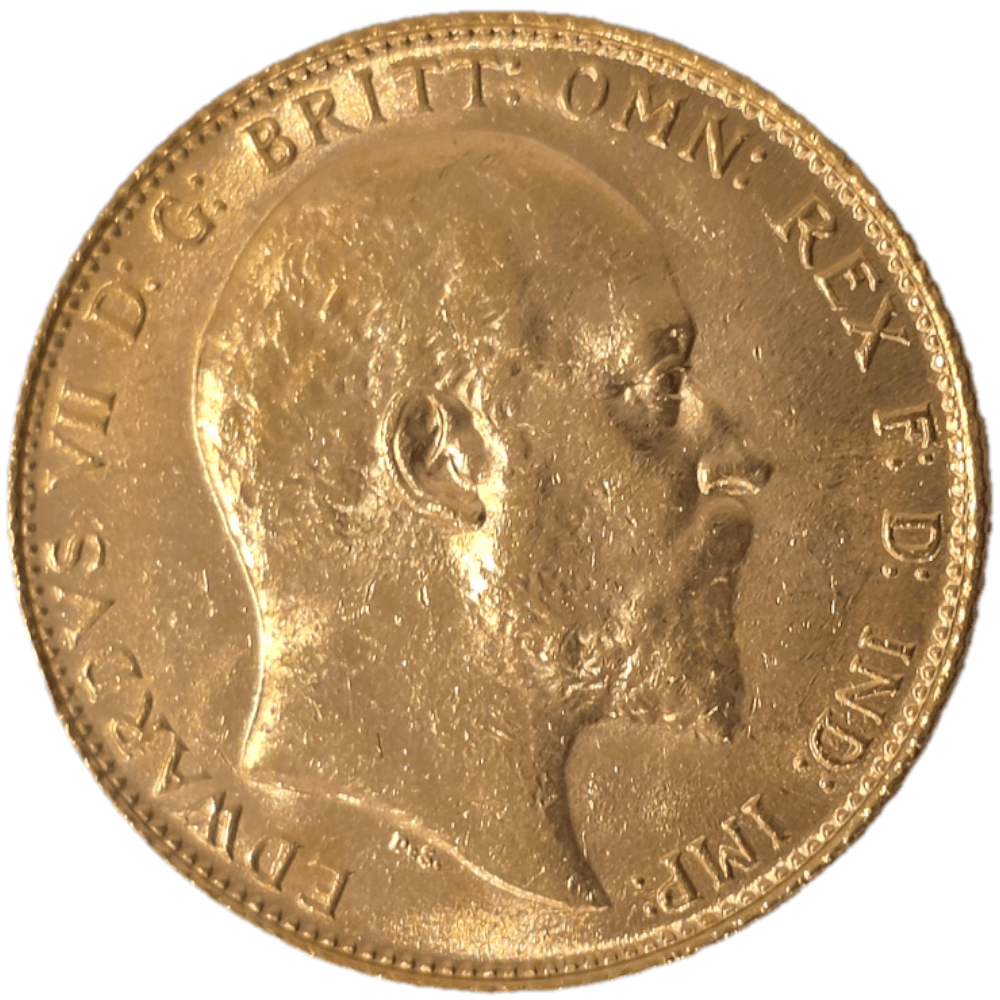 Moeda de Ouro 1 Libra 1907