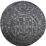 D. João VI Cruzado Novo (480 réis) 1821