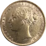 Rainha Victoria Libra em Ouro 1871