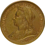 Rainha Victoria Libra em Ouro 1894 (M)