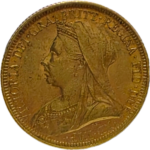 Rainha Victoria Libra em Ouro 1894 (M)