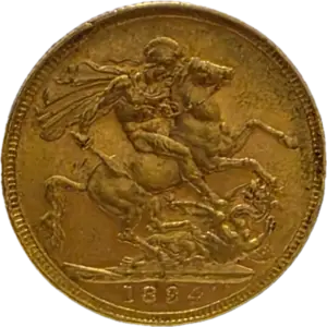 Rainha Victoria Libra em Ouro 1894 (M)