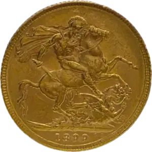 Rainha Victoria Libra em Ouro 1899