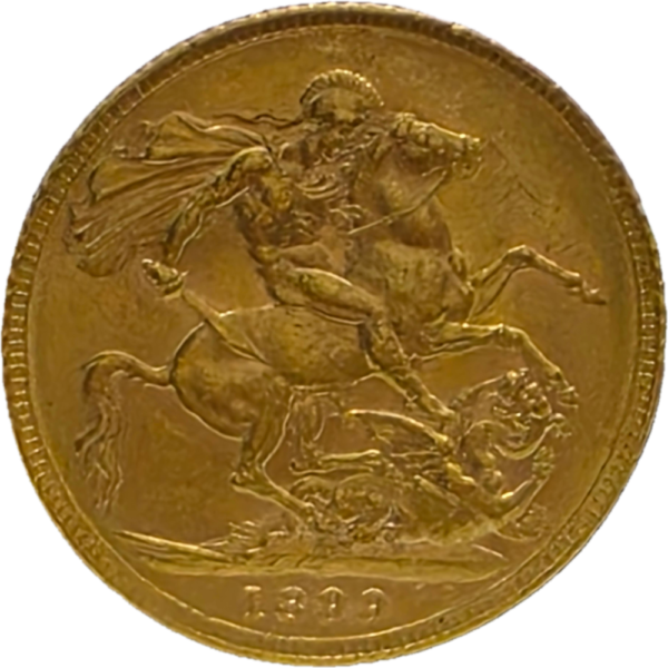 Rainha Victoria Libra em Ouro 1899