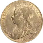 Rainha Victoria Libra em Ouro 1900