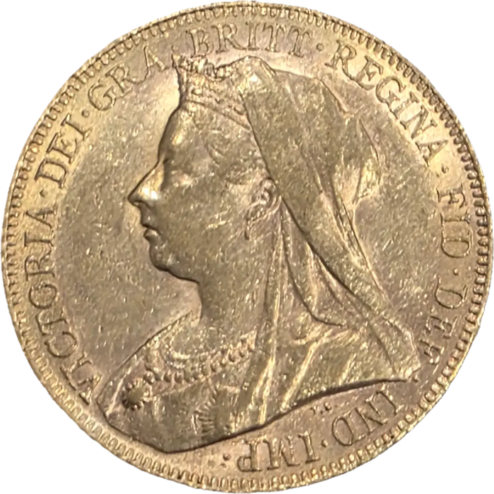 Rainha Victoria Libra em Ouro 1900