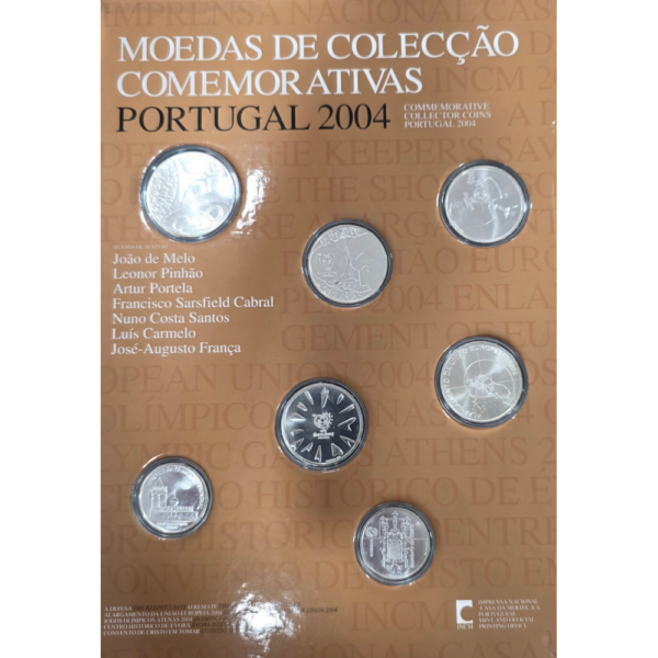 Livro Moedas de Coleção Comemorativas 2004