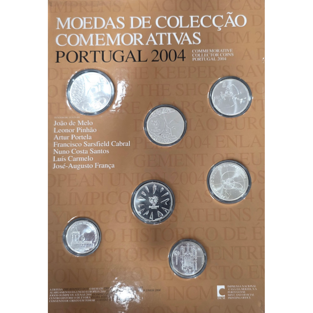 Livro Moedas de Coleção Comemorativas 2004