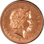 Rainha Elizabeth II Libra em ouro 2007