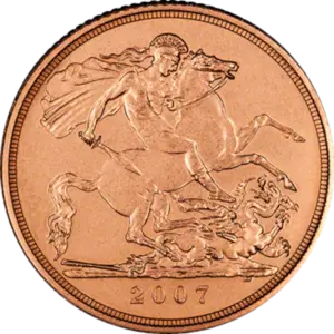 Rainha Elizabeth II Libra em ouro 2007