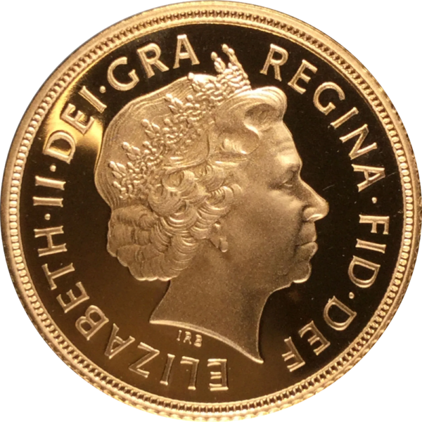 Rainha Elizabeth II Libra em Ouro 2010