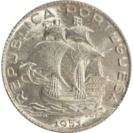 Moeda de 2,5 escudos de 1951 em prata