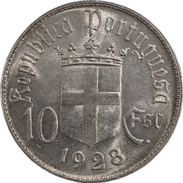 10 Escudos 1928 Batalha de Ourique