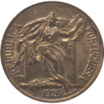 moeda de 50 centavos de 1926 em bronze e alumínio