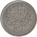 Moeda de 50 centavos de 1935 - verso