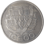 Moeda 10 escudos de 1940 - verso