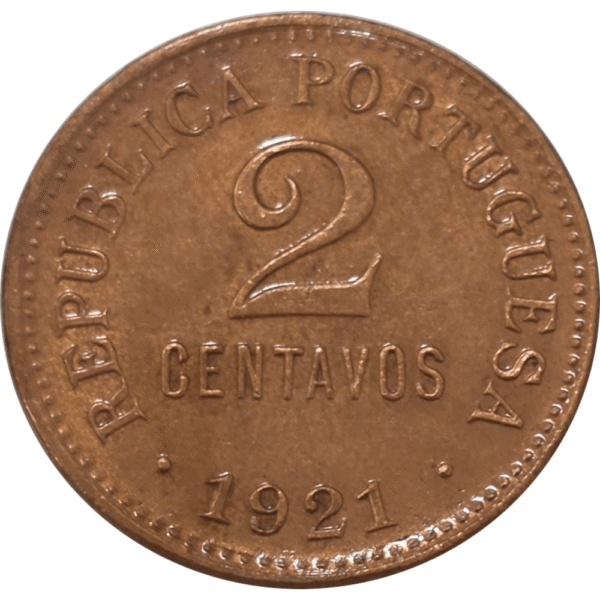 moeda 2 centavos 1921