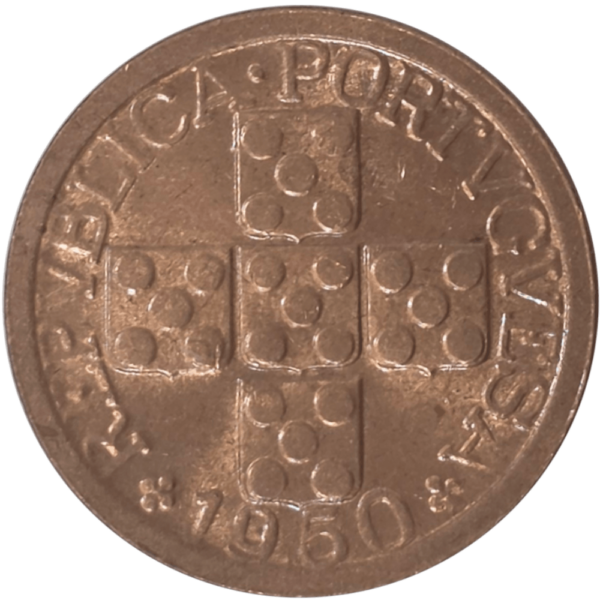 Moeda de 10 centavos (X) de 1950