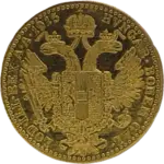 Áustria 1 Ducat 1915 Ouro