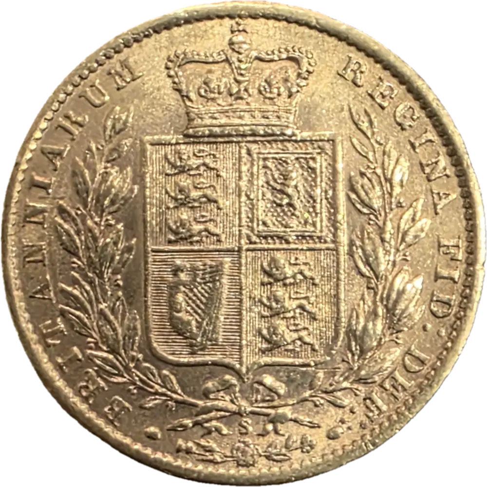 Libra Brasão em Ouro Rinha Victoria 1871