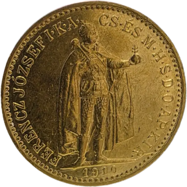 Hungria 10 Coroas 1910 Ouro