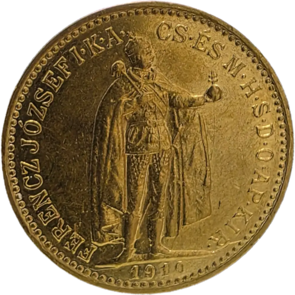 Hungria 10 Coroas 1910 Ouro