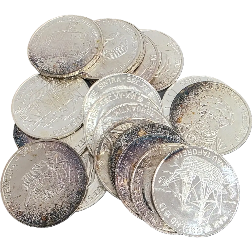 Lote de Medalhas em prata JN (117 g.)