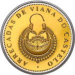 Arrecadas de Viana do Castelo 2.5€ 20123 Ouro e Prata