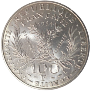 França 100 francos 1984