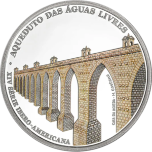 Portugal 7,50€ prata proof Aqueduto das Águas Livres 2026