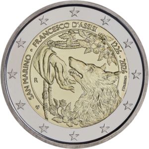 São Marino 2€ 2026 S. Francisco de Assis