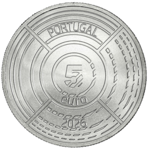 Portugal 5 euros 2026 Farol Albarnaz